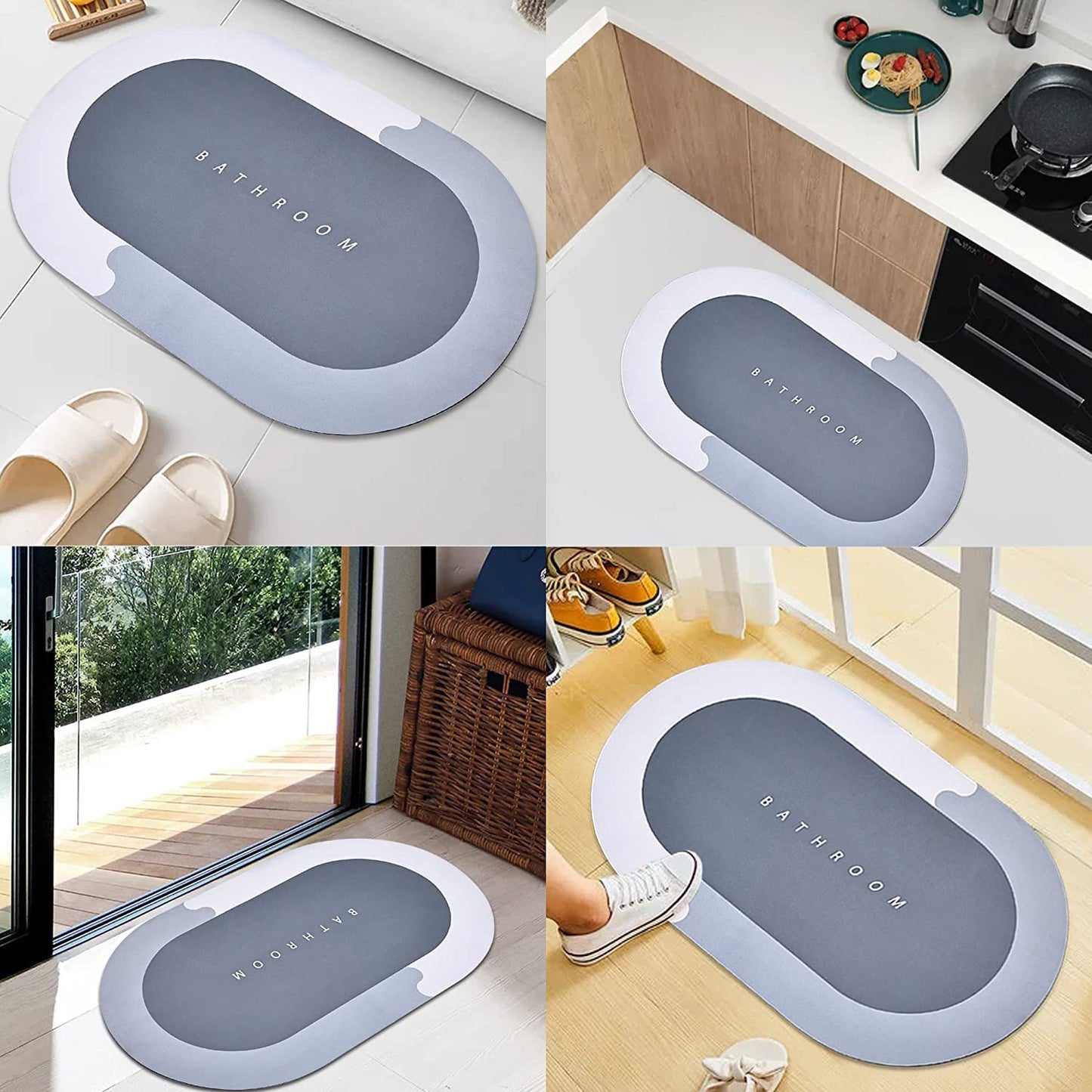 Tapete absorbente baño