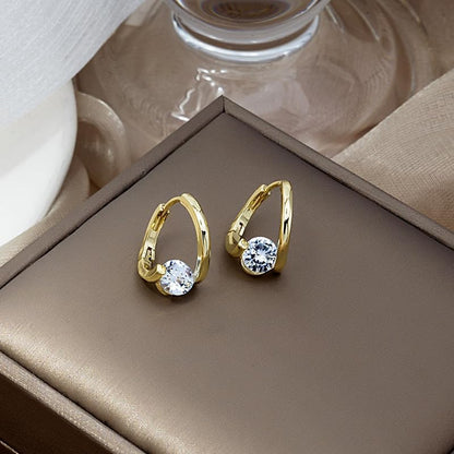 ARETES REDONDO DIAMANTE
