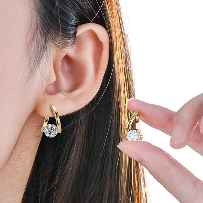 ARETES REDONDO DIAMANTE