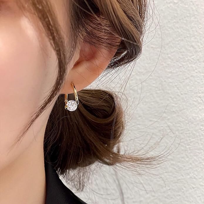 ARETES REDONDO DIAMANTE