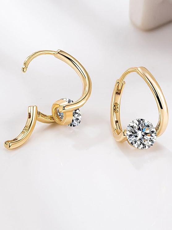 ARETES REDONDO DIAMANTE